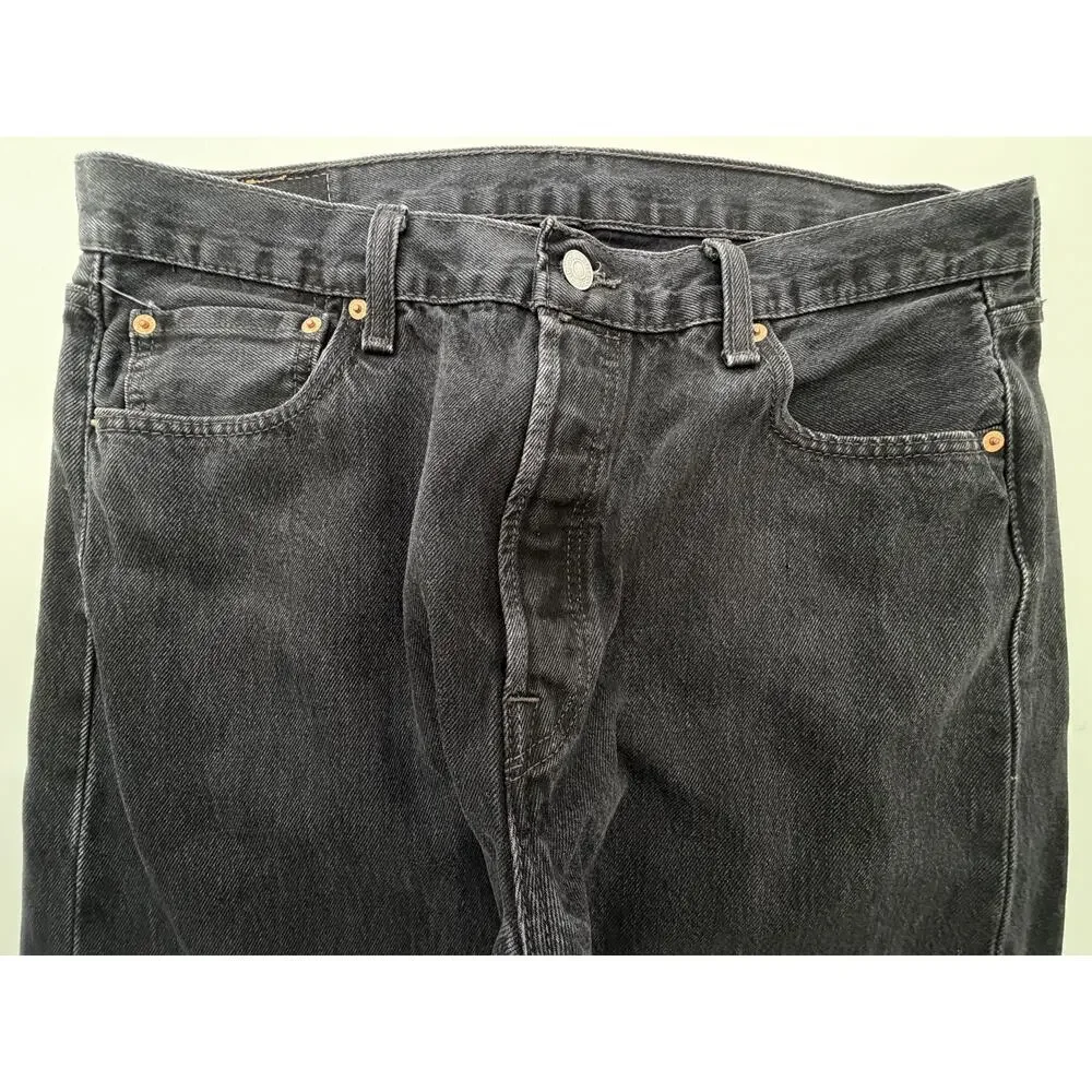 Levi’s Men’s 501 Original Jeans 36x36 Black